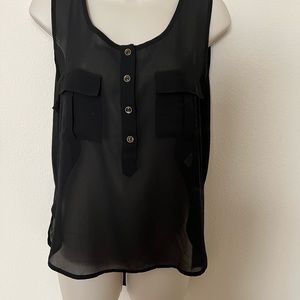 Black blouse size Large but for teens, runs like a small